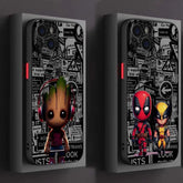 Marvel Deadpool Groot Matte Clear Phone Case